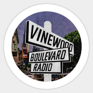 Vinewood Boulevard Radio Sticker